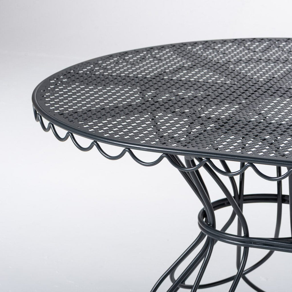 The Al Fresco Oval Dining Table - Vintage Black Al Fresco Dining Table Business & Pleasure Co. 