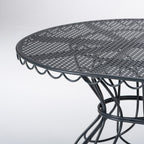 The Al Fresco Oval Dining Table - Vintage Black Al Fresco Dining Table Business & Pleasure Co. 