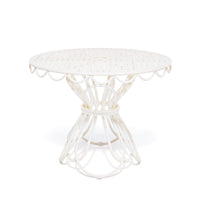 The Al Fresco Side Table in Antique White