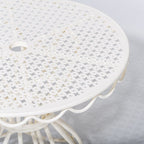 The Al Fresco Side Table - Antique White Al Fresco Side Table Business & Pleasure Co. 