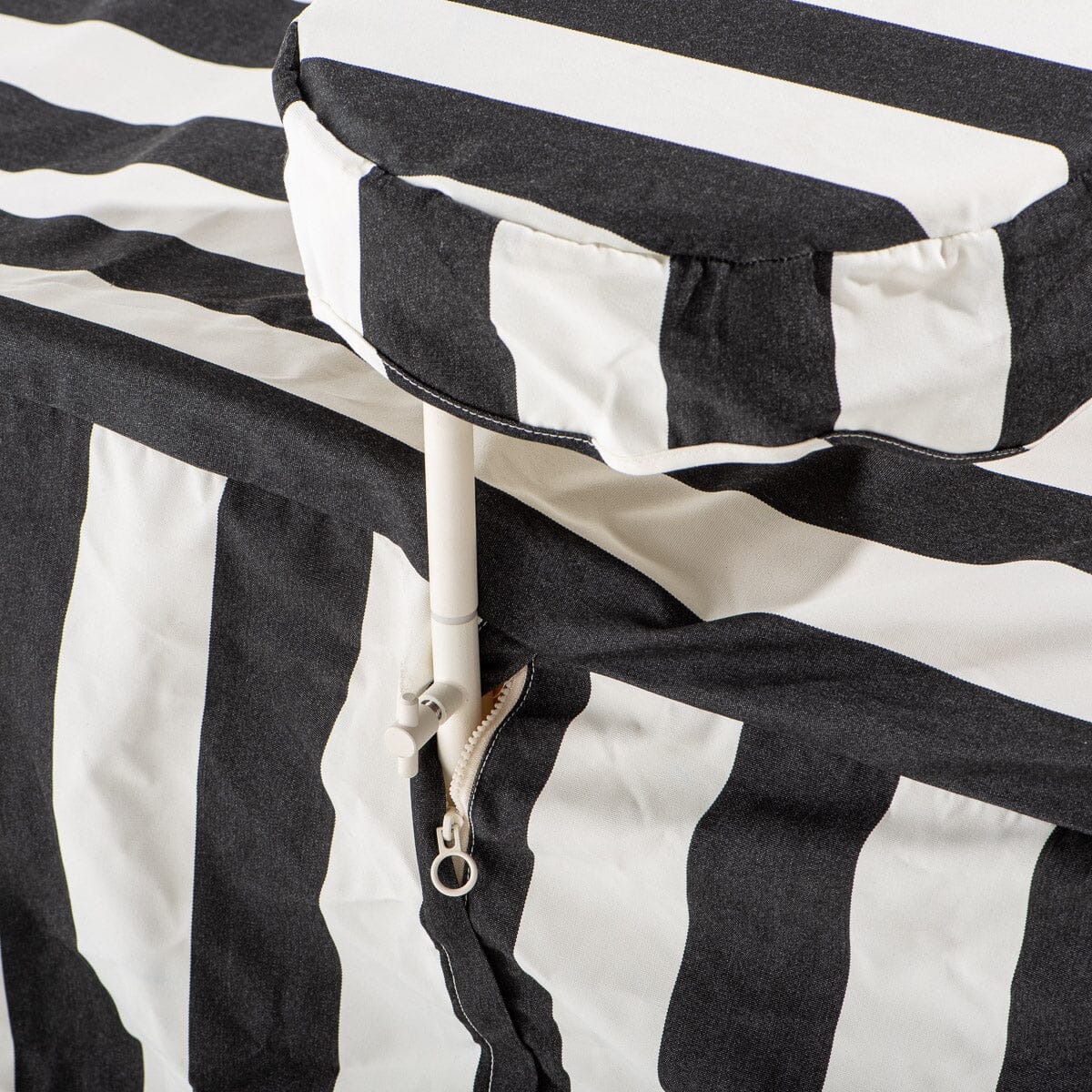 The Sun Lounger Cover - Crew Vintage Black Stripe Al Fresco Sun Lounger Covers Business & Pleasure Co. 