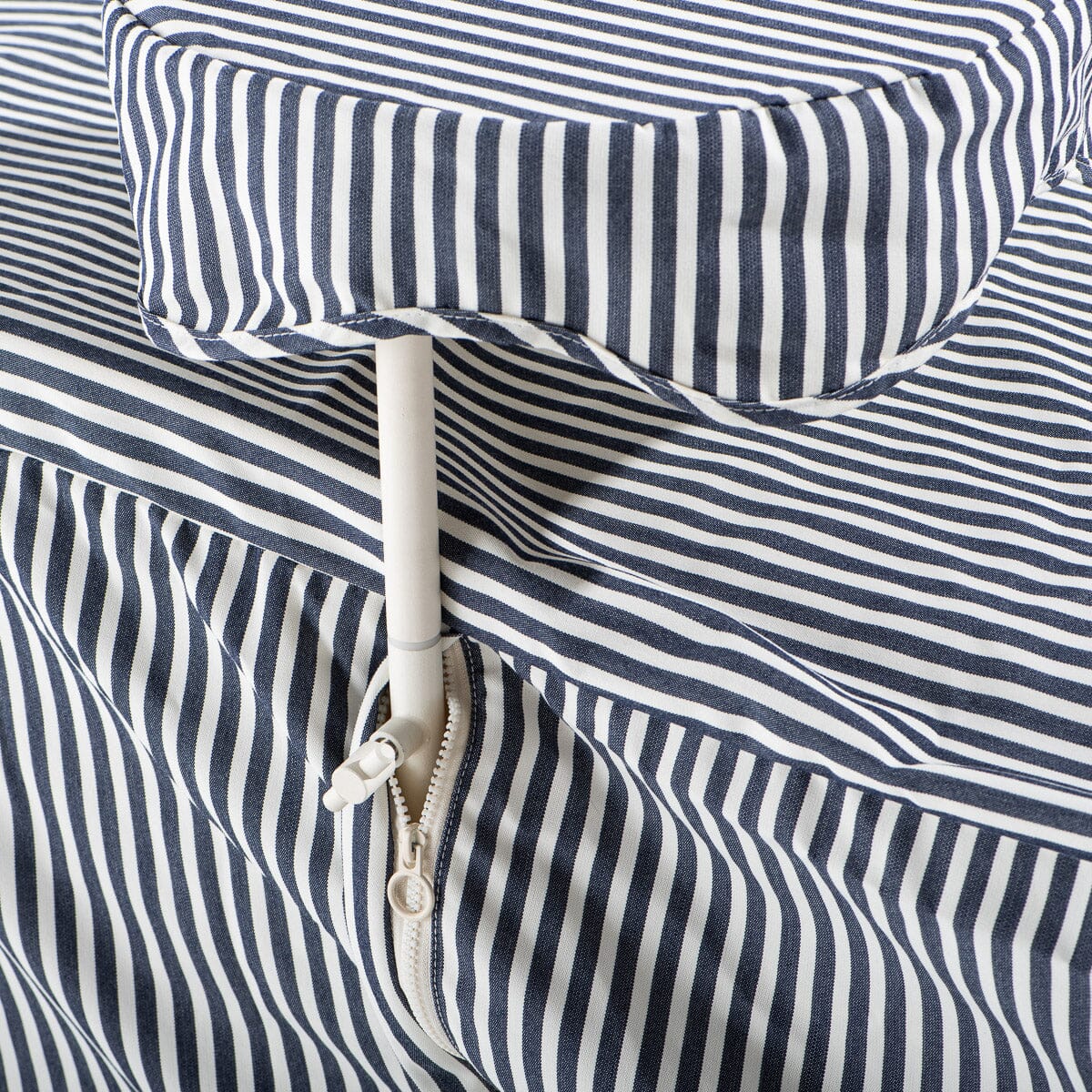 The Sun Lounger Cover - Lauren's Navy Stripe Al Fresco Sun Lounger Covers Business & Pleasure Co. 
