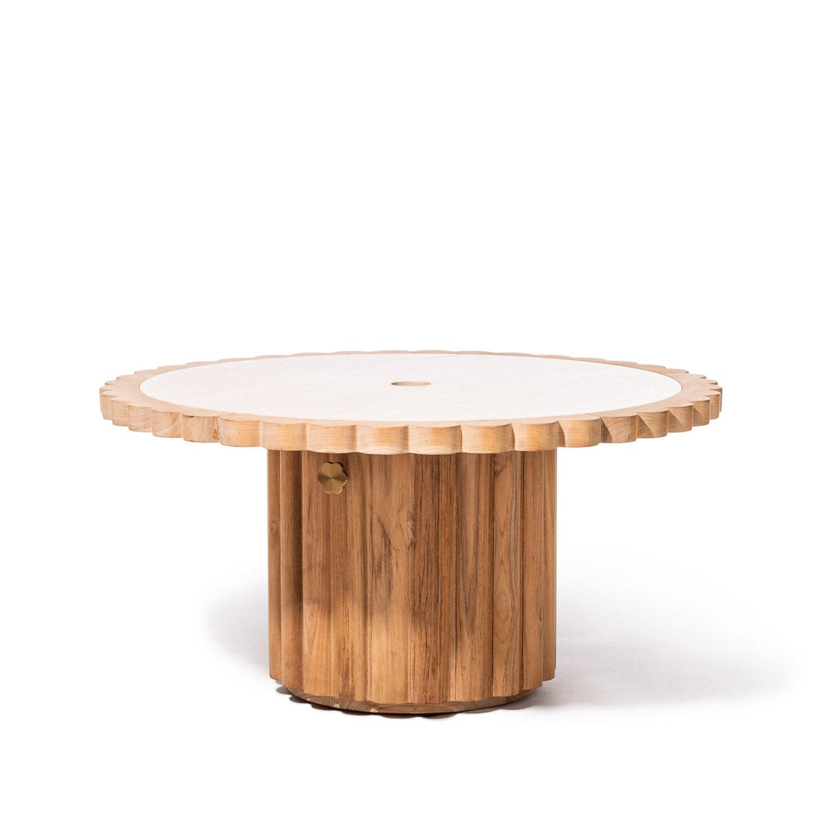 Product image of The Daisy Side Table - Teakwood Daisy Side Table Business & Pleasure Co. 