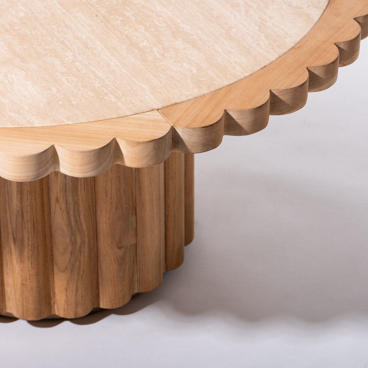 The Daisy Side Table - Teakwood Daisy Side Table Business & Pleasure Co. 