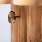 The Daisy Side Table - Teakwood Daisy Side Table Business & Pleasure Co. 