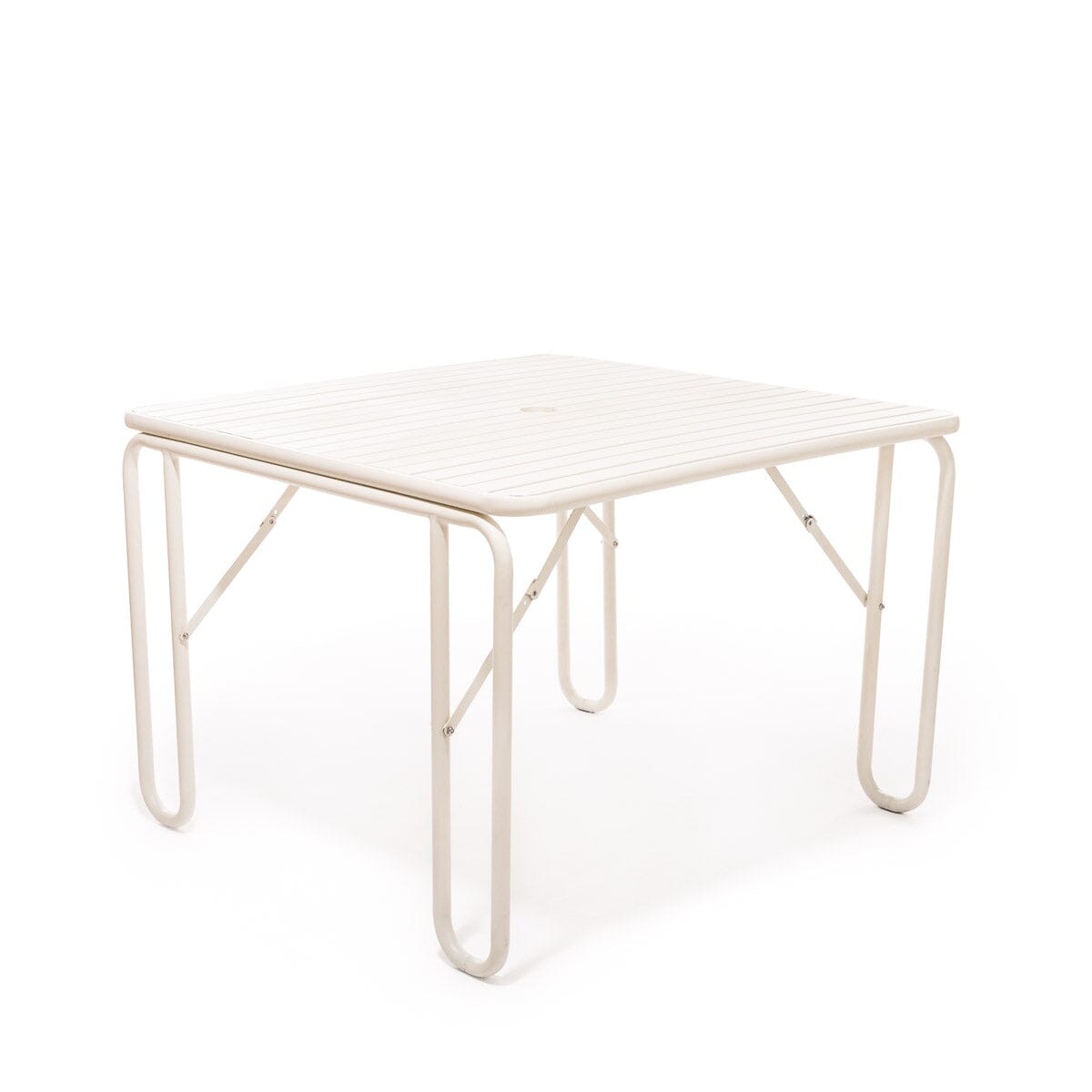 The Sunliner Card Table - Antique White Sunliner Card Table Business & Pleasure Co. 