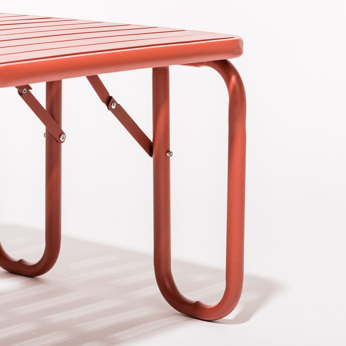 The Sunliner Side Table - Terracotta Red Sunliner Side Table Business & Pleasure Co. 