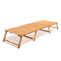 The Long Folding Table - Teakwood Long Folding Table Business & Pleasure Co. 