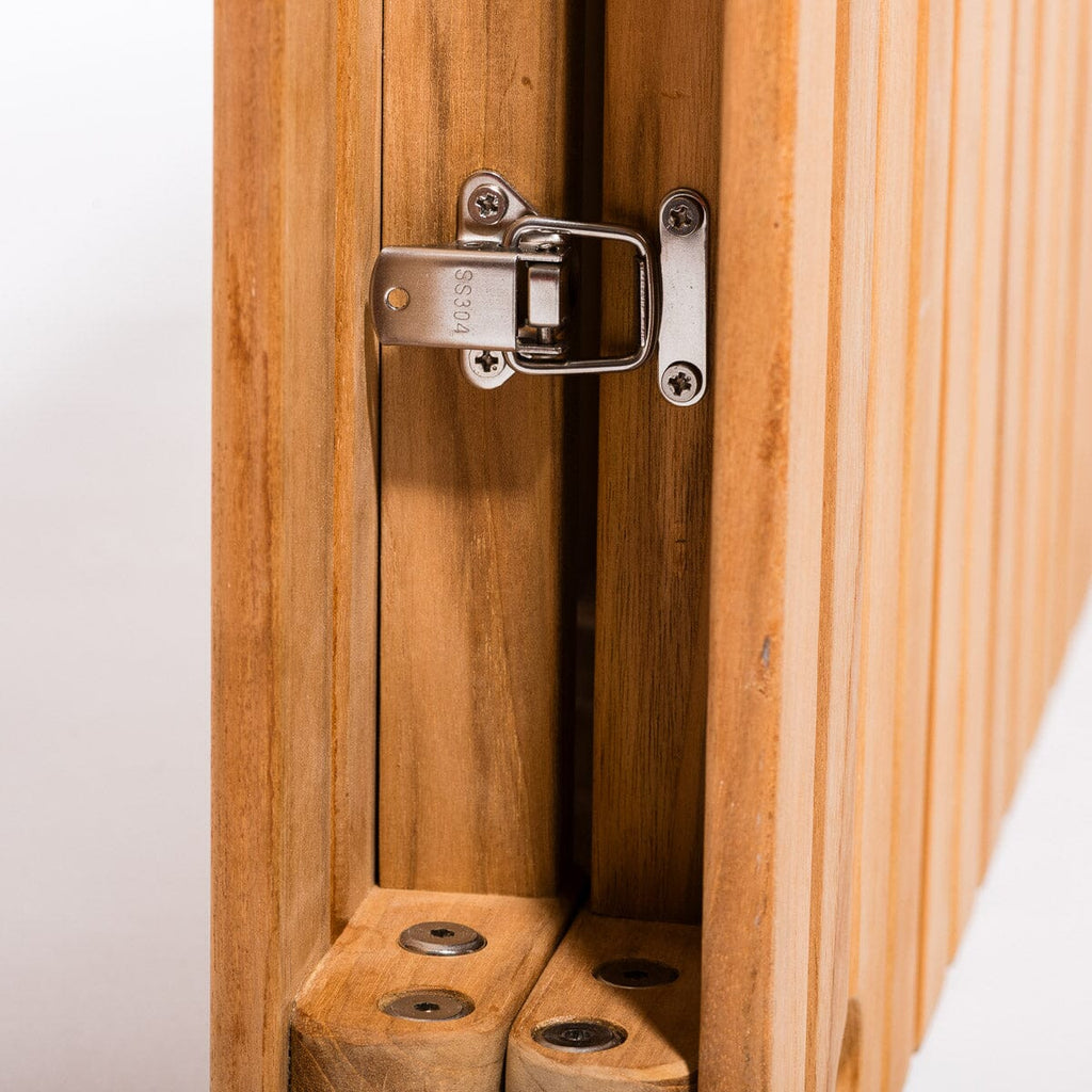 The Long Folding Table - Teakwood Long Folding Table Business & Pleasure Co. 