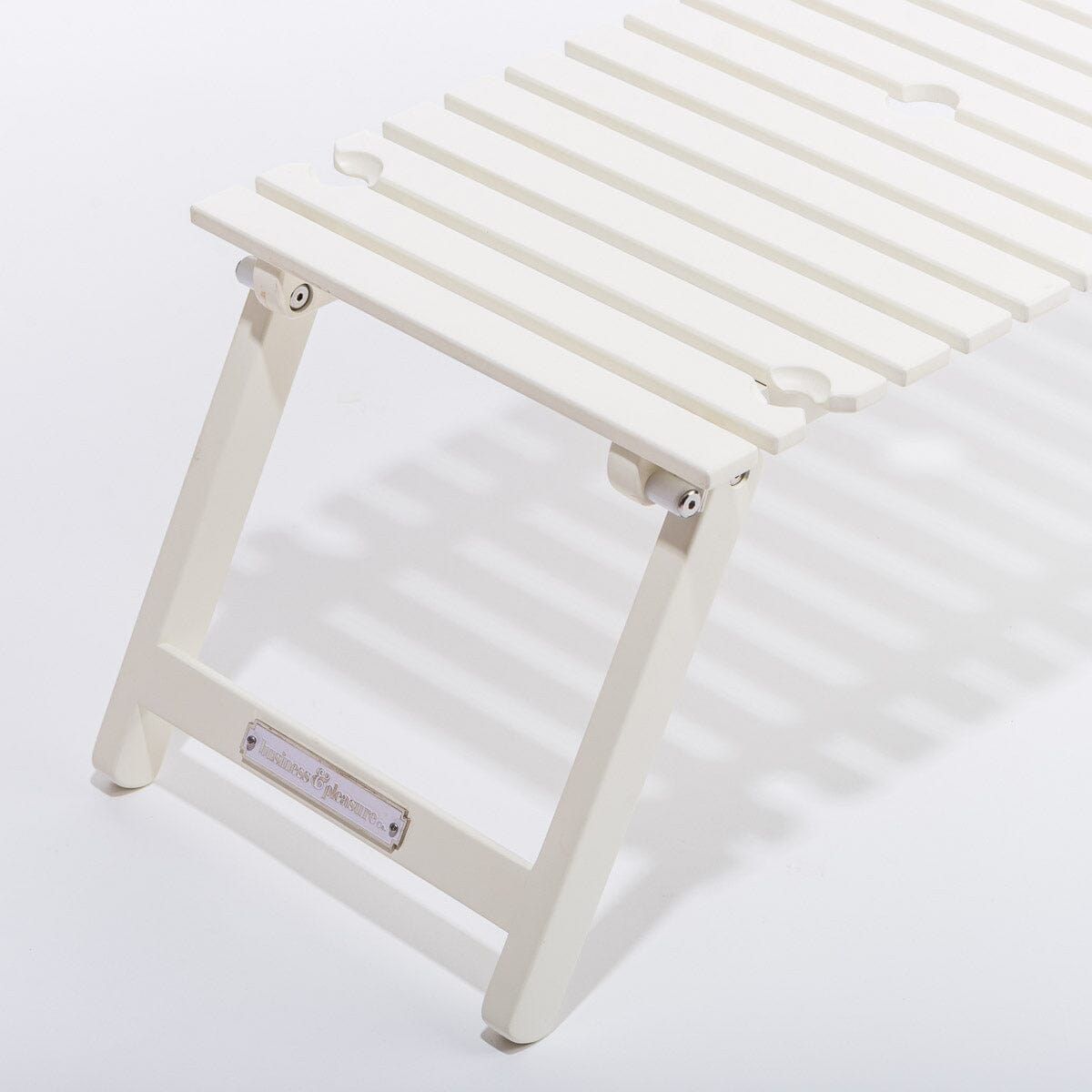 The Folding Picnic Table - Antique White Folding Table Business & Pleasure Co 