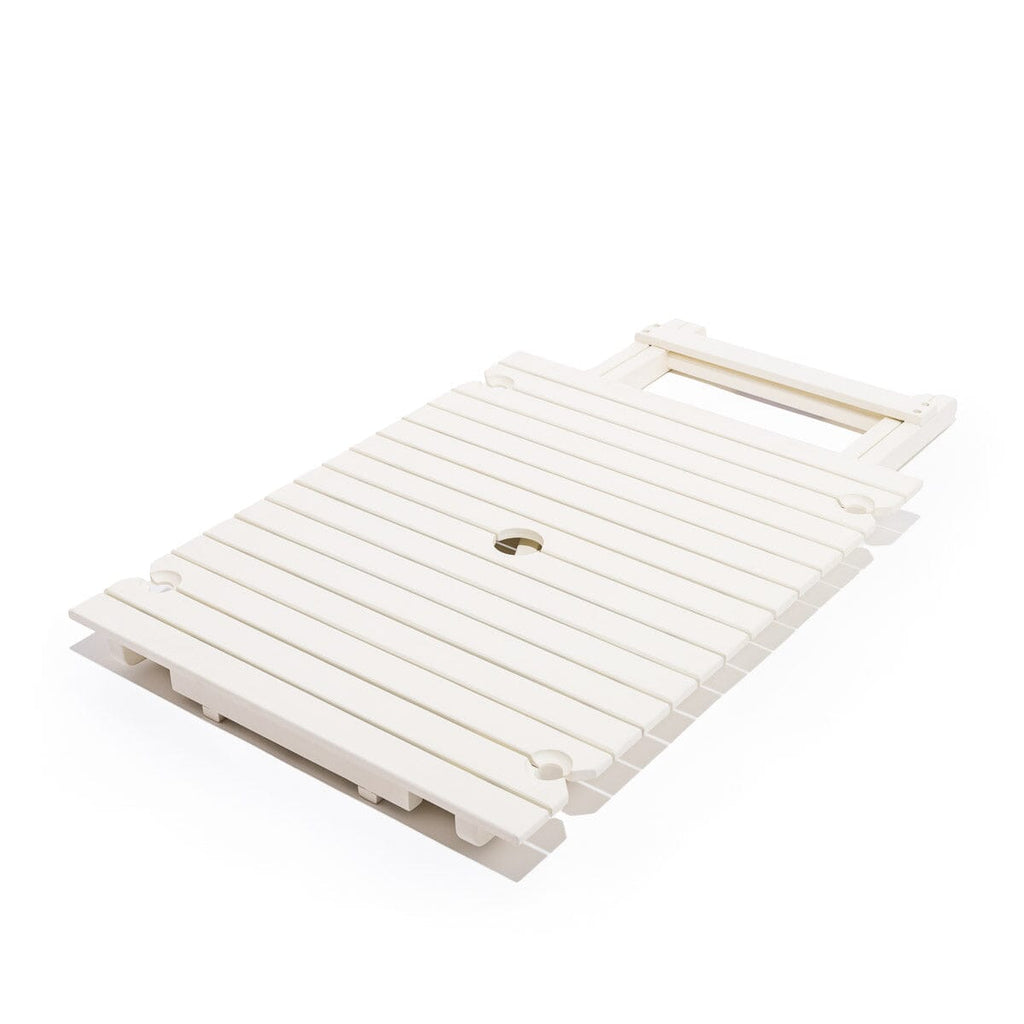 The Tall Folding Table - Antique White Tall Folding Table Business & Pleasure Co 