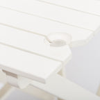 The Tall Folding Table - Antique White Tall Folding Table Business & Pleasure Co 