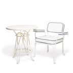 The Waterhouse Cafe Table - Antique White Waterhouse Cafe Table Business & Pleasure Co. 