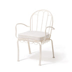 The Al Fresco Dining Chair & Cushion Business & Pleasure Co. Boucle Antique White Antique White 