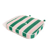 Swatch for The Al Fresco Dining Chair Cushion - Bistro Green Stripe