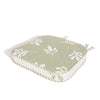 Swatch for The Al Fresco Dining Chair Cushion - Benoît Jade Green Jacquard