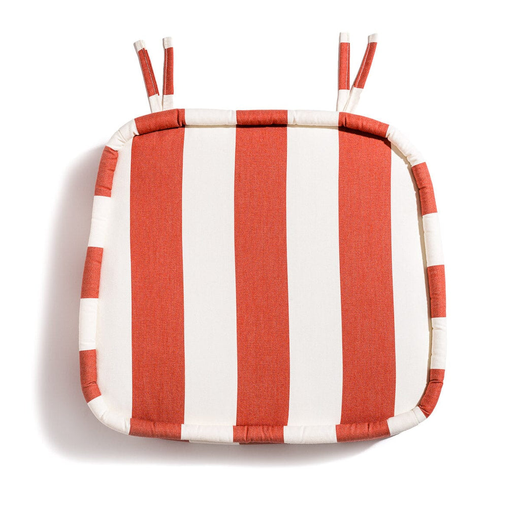 The Al Fresco Dining Chair Cushion - Crew Le Sirenuse Stripe Al Fresco Chair Cushion Business & Pleasure Co. 