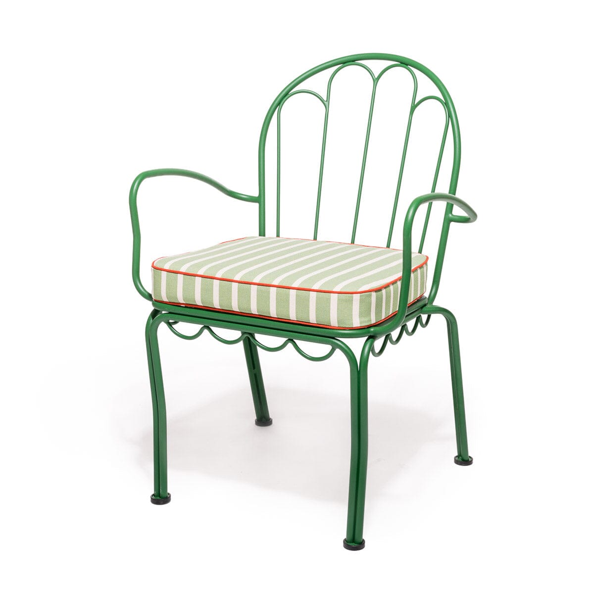 The Al Fresco Chair Cushion - Elsa Stripe Al Fresco Chair Cushion Business & Pleasure Co 