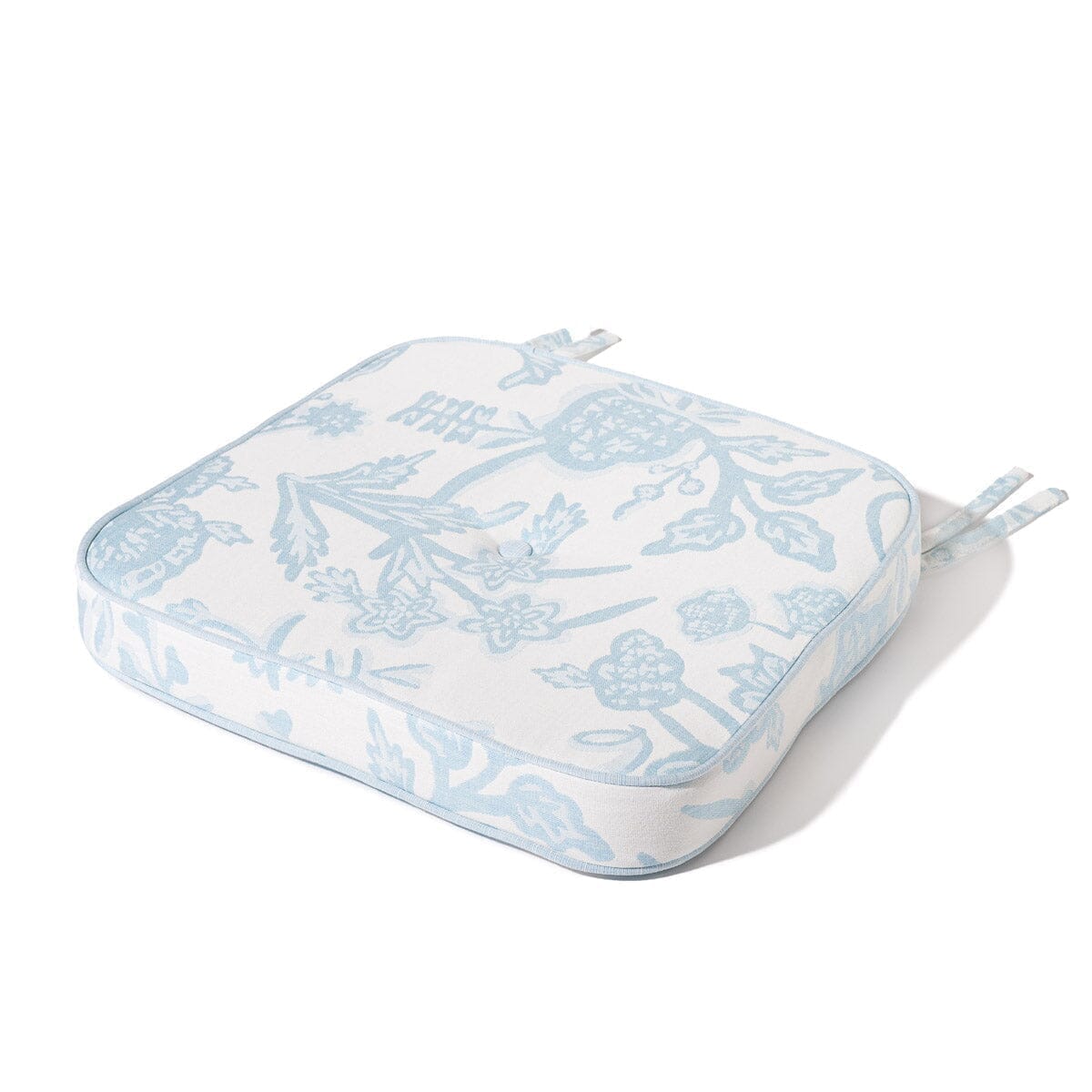 Al Fresco Dining Chair Hanalei Bay Blue Jacquard | Vintage Black Frame Al Fresco Dining Chair Kit Business & Pleasure Co. 