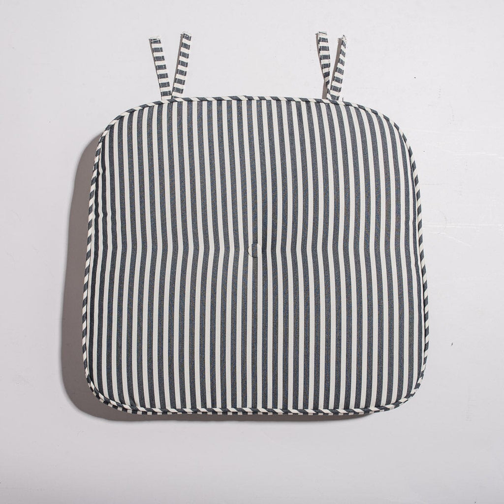 The Al Fresco Chair Cushion - Lauren's Navy Stripe Al Fresco Chair Cushion Business & Pleasure Co 