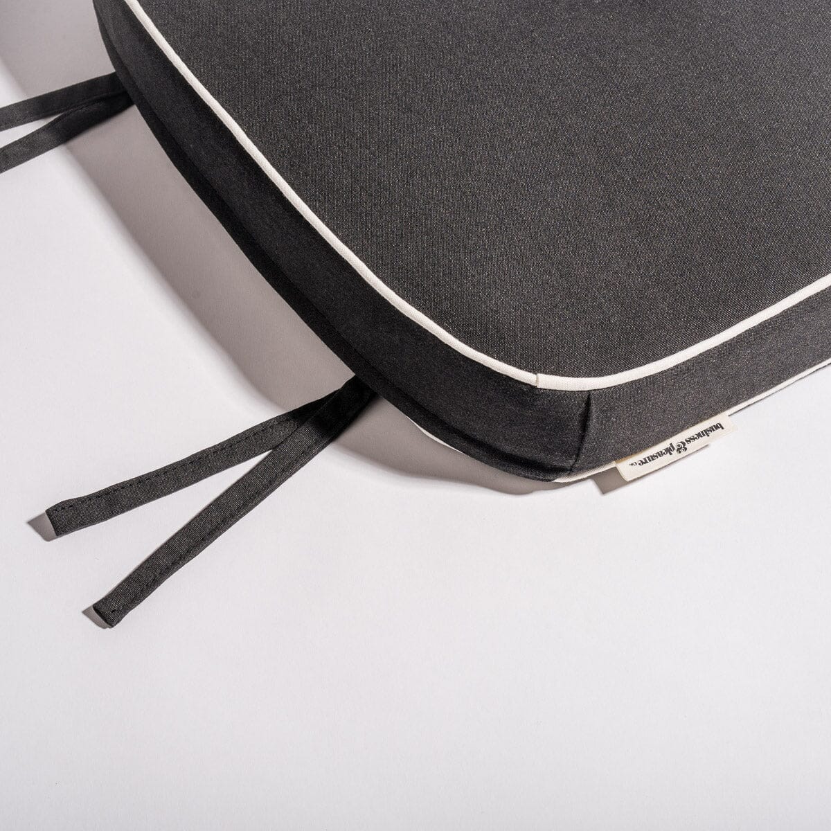 The Al Fresco Chair Cushion - Rivie Black Al Fresco Chair Cushion Business & Pleasure Co 