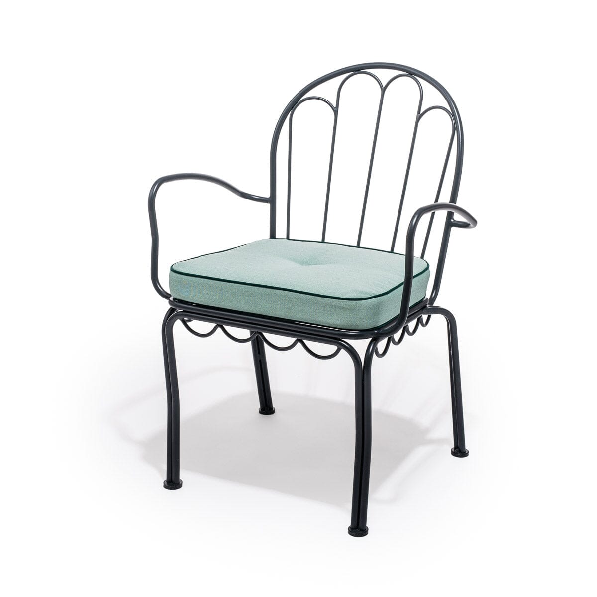 The Al Fresco Chair Cushion - Rivie Green Al Fresco Chair Cushion Business & Pleasure Co 