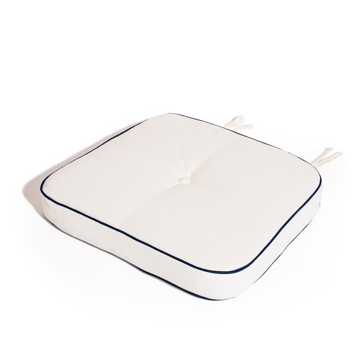 The Al Fresco Chair Cushion - Rivie White Al Fresco Chair Cushion Business & Pleasure Co 