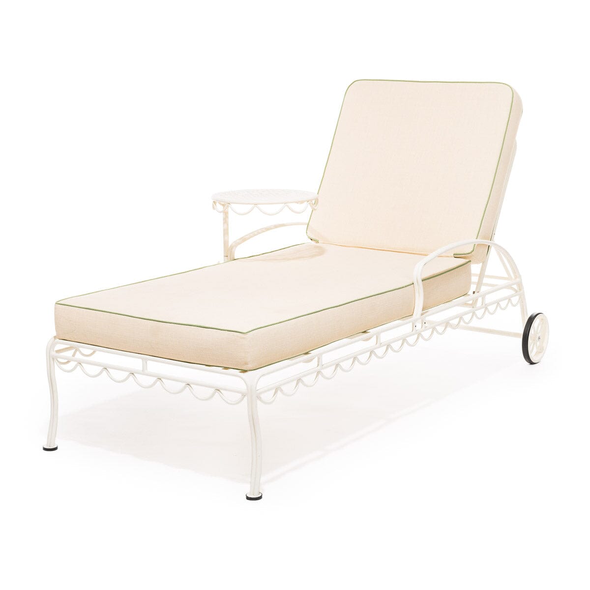 The Al Fresco Sun Lounger Cushion - Elsa Cream Al Fresco Sun Lounger Cushions Business & Pleasure Co 