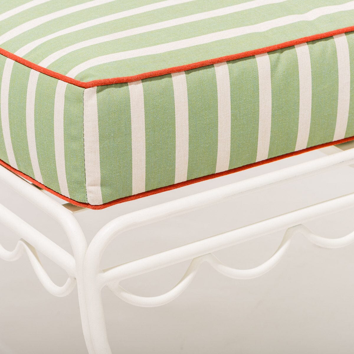 The Al Fresco Sun Lounger Cushion - Elsa Stripe Al Fresco Sun Lounger Cushions Business & Pleasure Co 