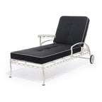 The Al Fresco Sun Lounger Cushion - Rivie Black Al Fresco Sun Lounger Cushions Business & Pleasure Co 