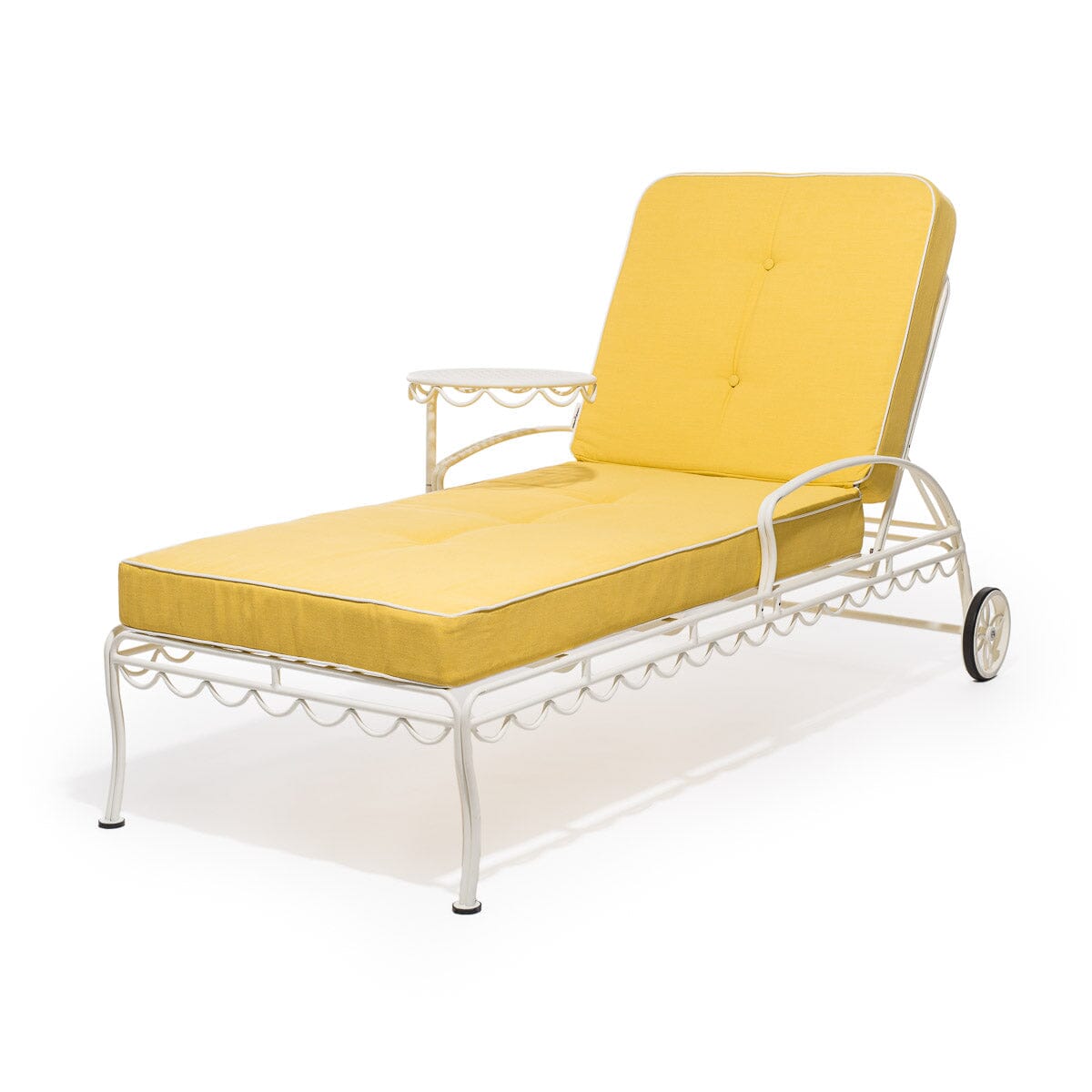 The Al Fresco Sun Lounger Cushion - Rivie Mimosa Al Fresco Sun Lounger Cushions Business & Pleasure Co 