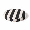 Swatch for The Circular Pillow - Crew Vintage Black Stripe