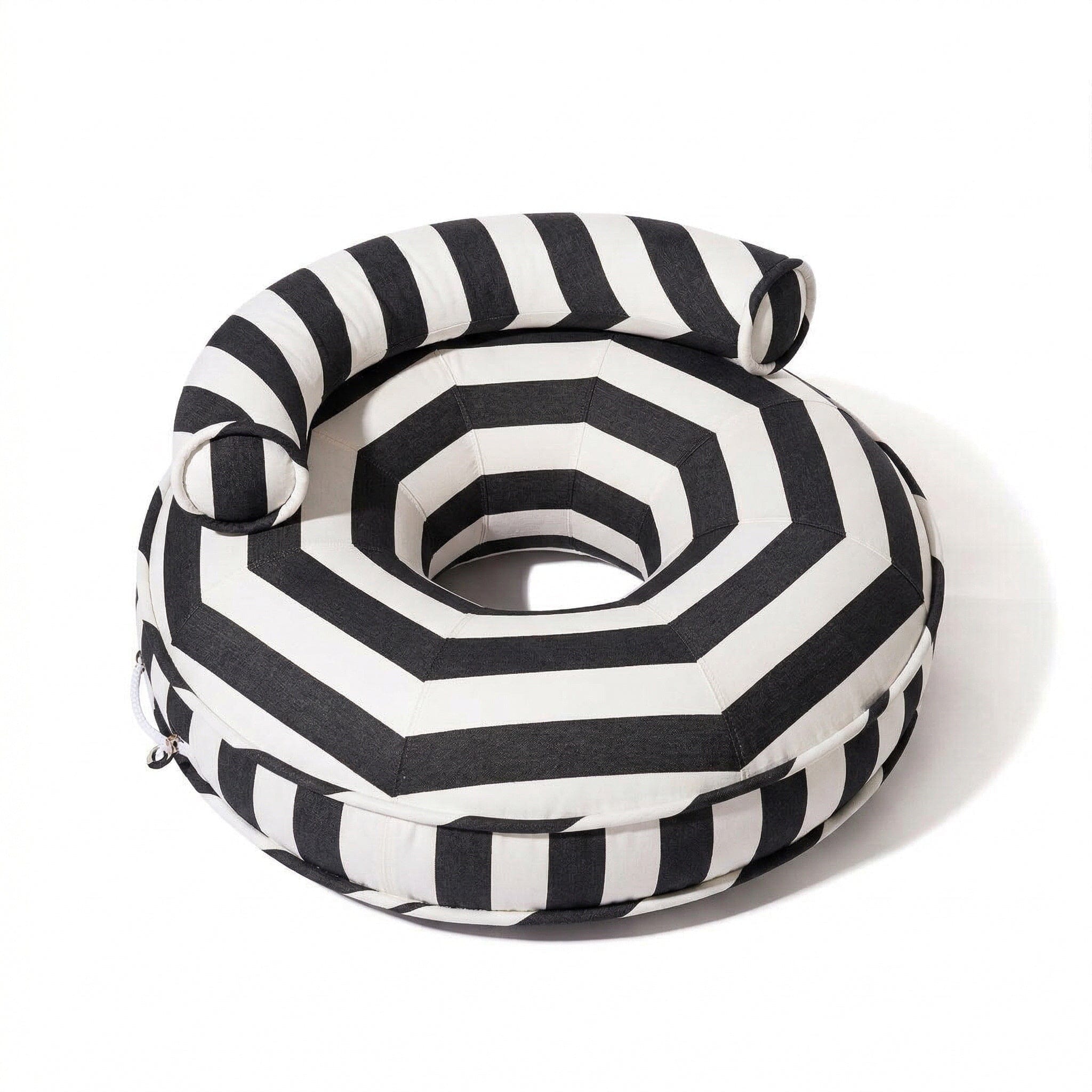 The Canvas Pool Ring Business & Pleasure Co. Crew Vintage Black Stripe 