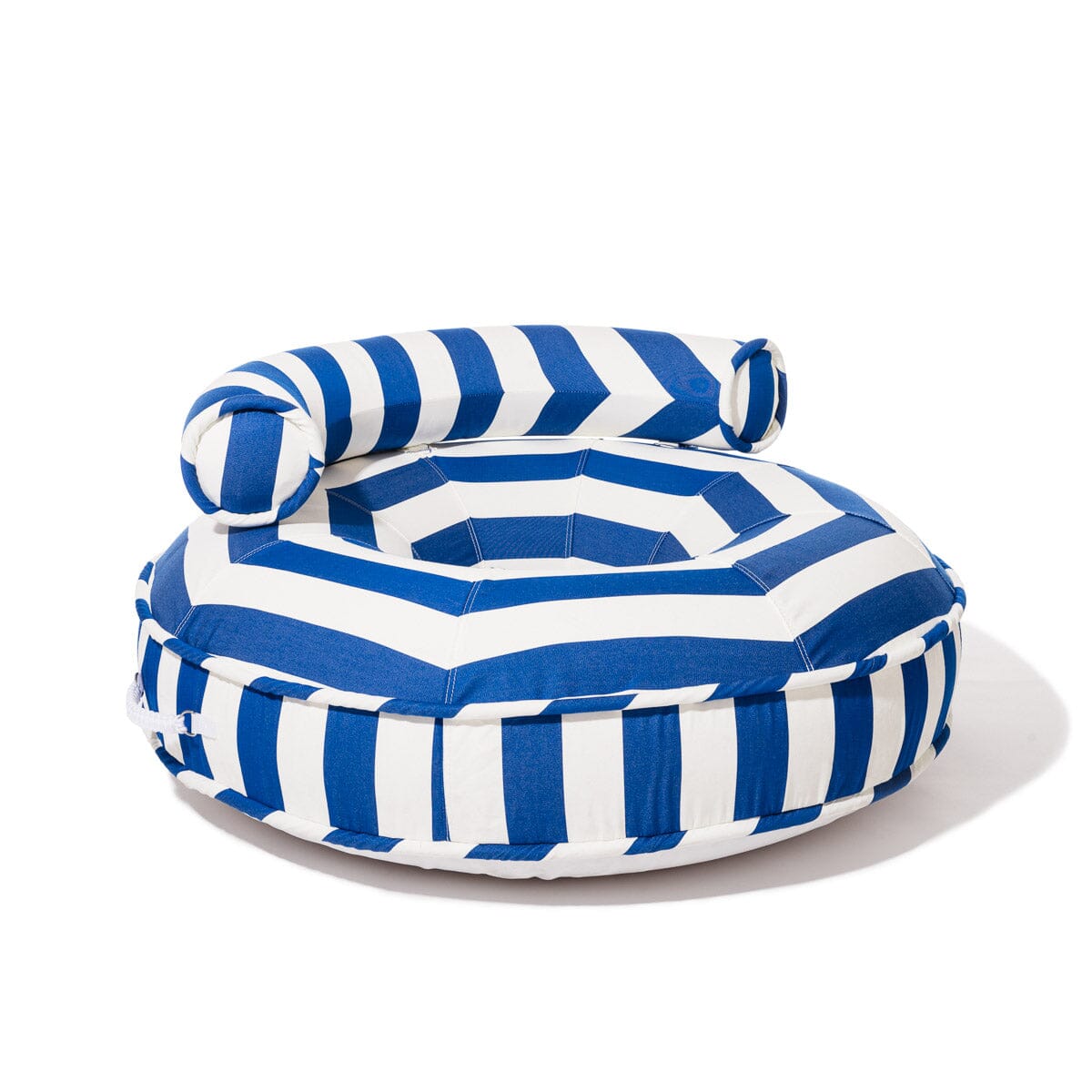 The Canvas Pool Ring - Crew Mediterranean Blue Stripe Canvas Pool Ring Business & Pleasure Co. 