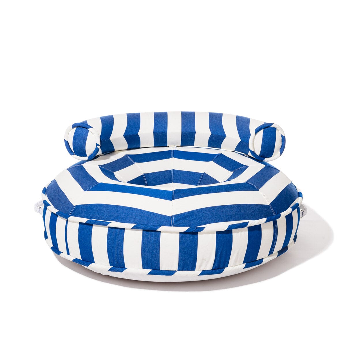 The Canvas Pool Ring - Crew Mediterranean Blue Stripe Canvas Pool Ring Business & Pleasure Co. 