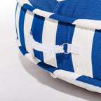 The Canvas Pool Ring - Crew Mediterranean Blue Stripe Canvas Pool Ring Business & Pleasure Co. 