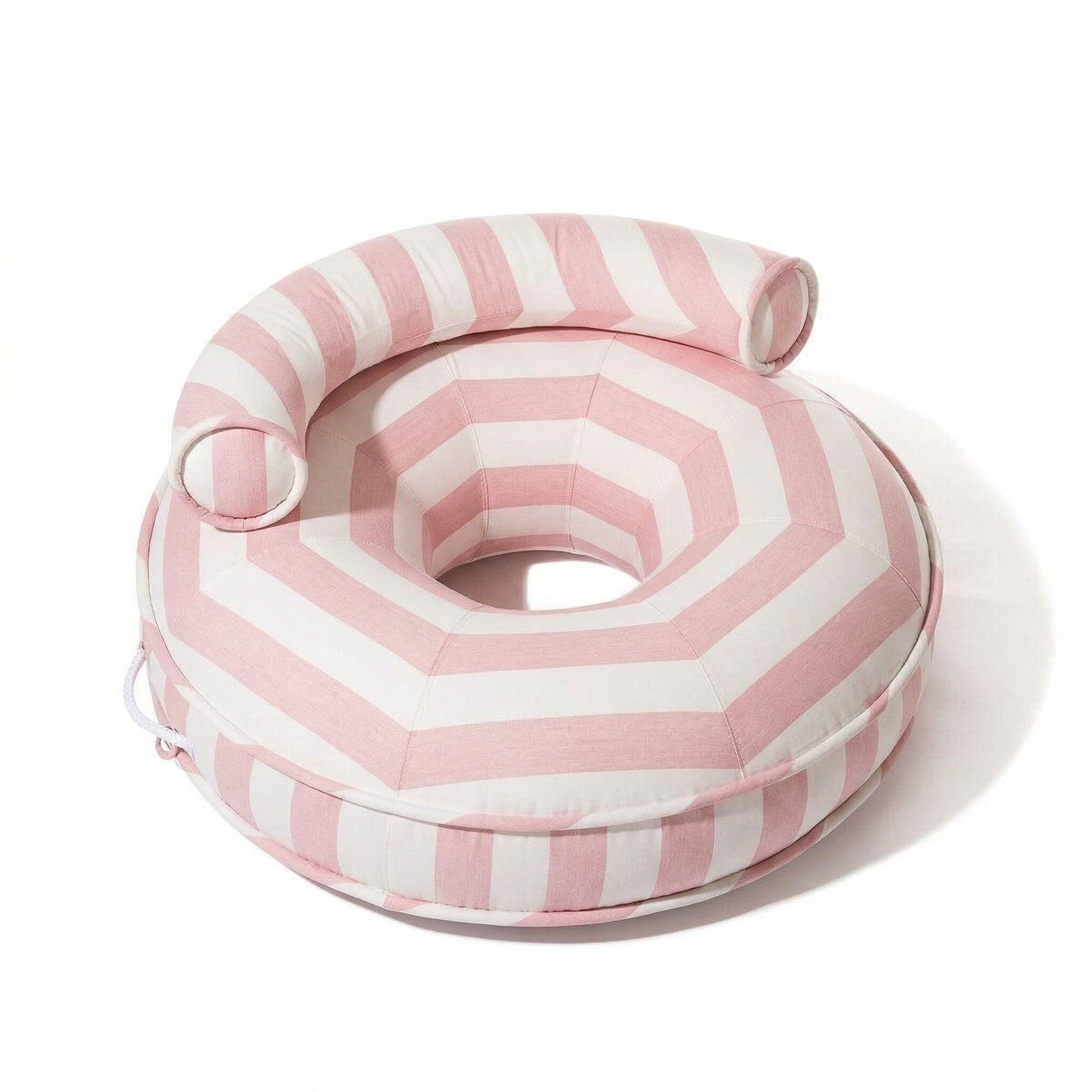 The Canvas Pool Ring Business & Pleasure Co. Crew Pink Stripe 