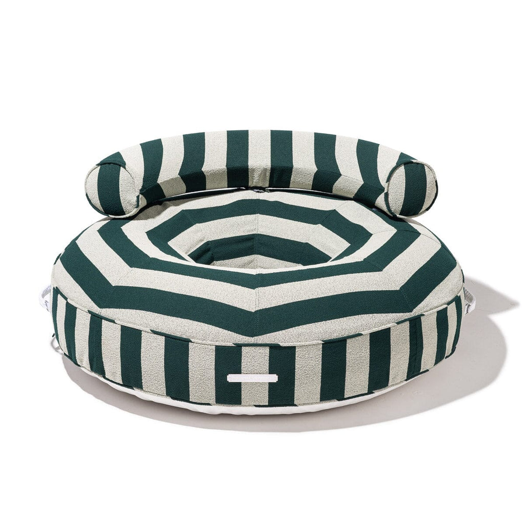 The Canvas Pool Ring - Terry Green Stripe Canvas Pool Ring Business & Pleasure Co. 