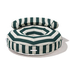 The Canvas Pool Ring - Terry Green Stripe Canvas Pool Ring Business & Pleasure Co. 