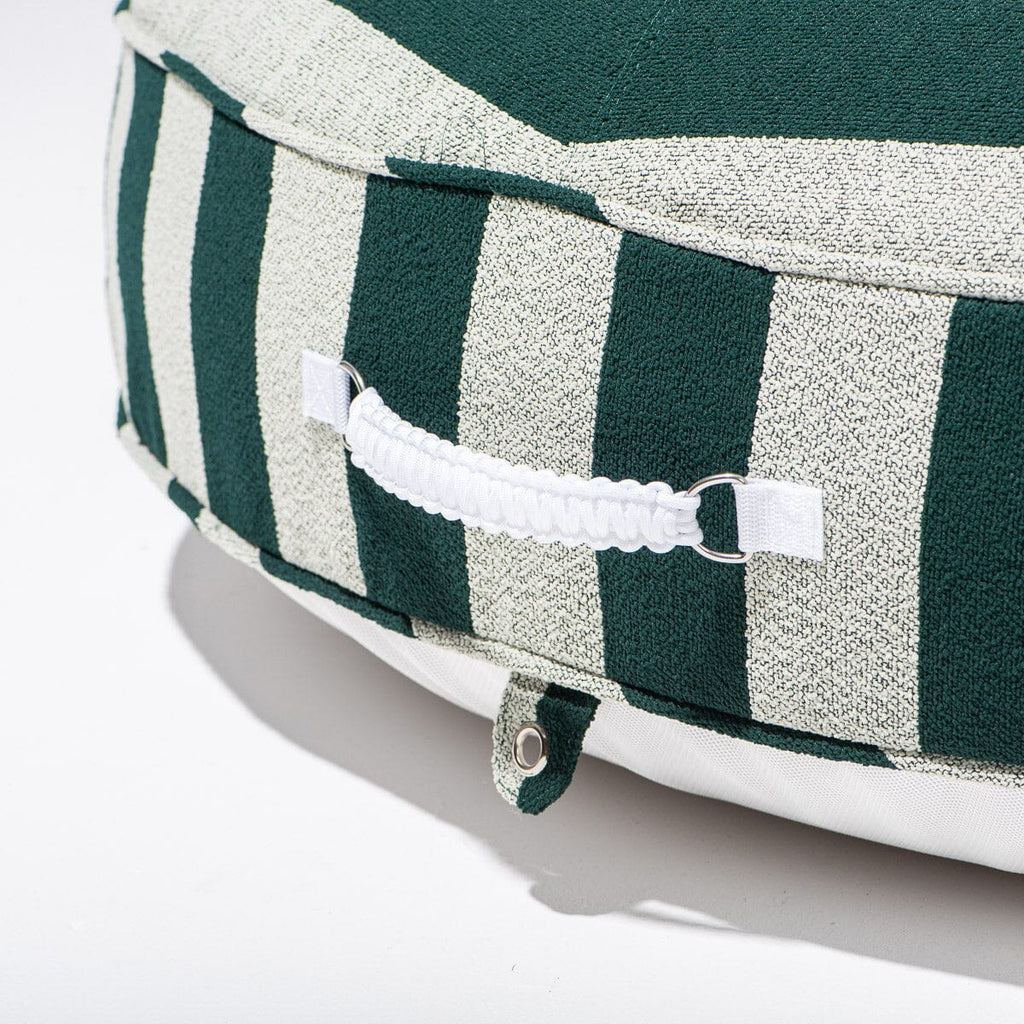 The Canvas Pool Ring - Terry Green Stripe Canvas Pool Ring Business & Pleasure Co. 