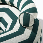 The Canvas Pool Ring - Terry Green Stripe Canvas Pool Ring Business & Pleasure Co. 