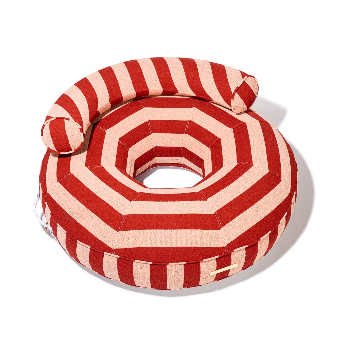 Product image of The Canvas Pool Ring - Terry Terracotta Stripe Canvas Pool Ring Business & Pleasure Co. 