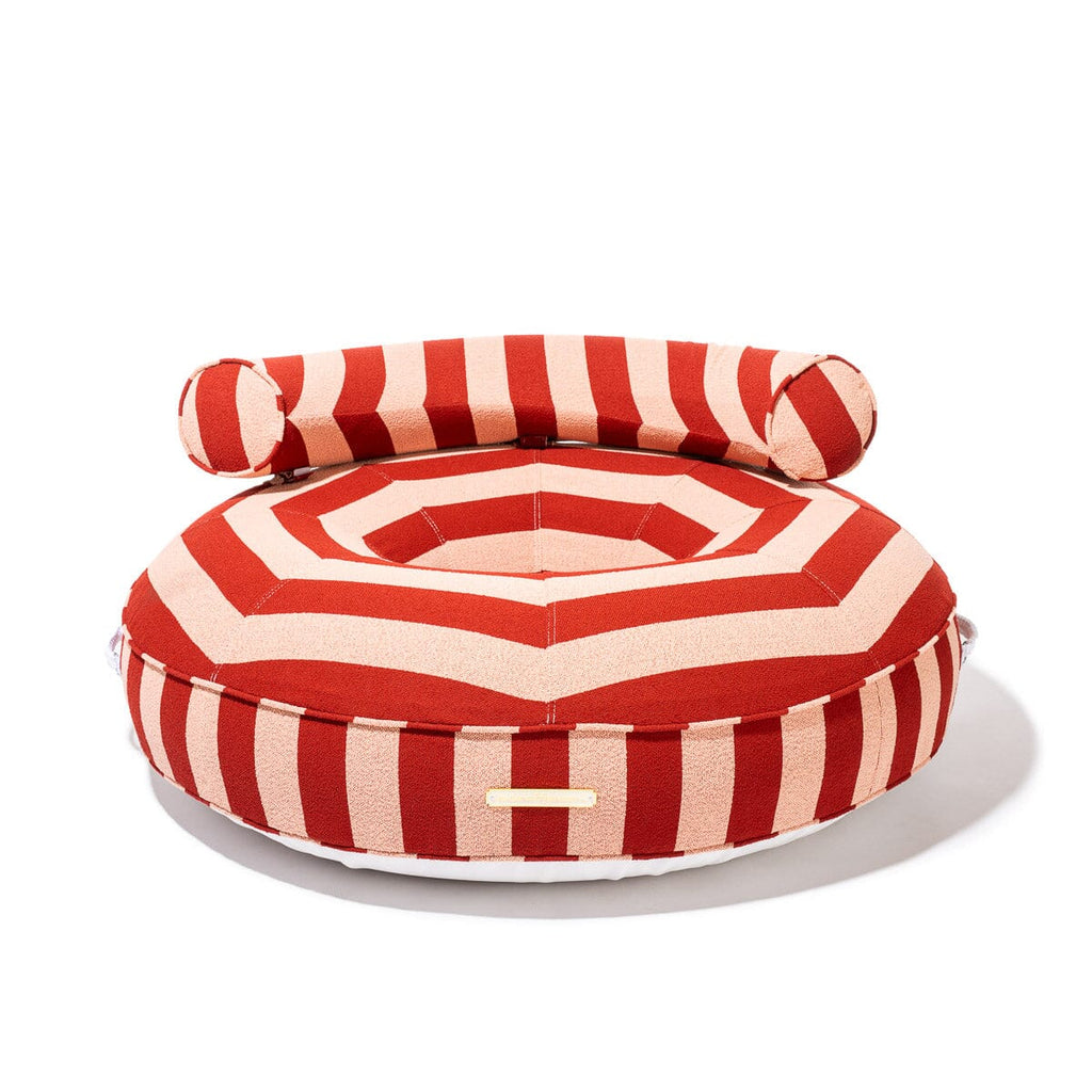 The Canvas Pool Ring - Terry Terracotta Stripe Canvas Pool Ring Business & Pleasure Co. 