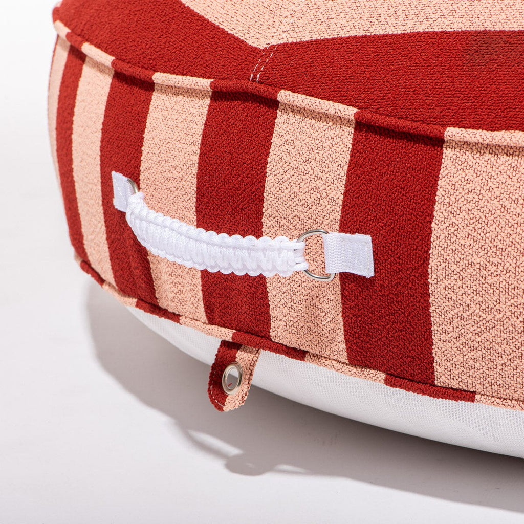 The Canvas Pool Ring - Terry Terracotta Stripe Canvas Pool Ring Business & Pleasure Co. 
