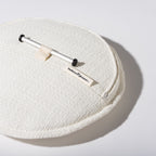 The Daisy Stool Cushion - Boucle Antique White Daisy Stool Cushion Business & Pleasure Co. 