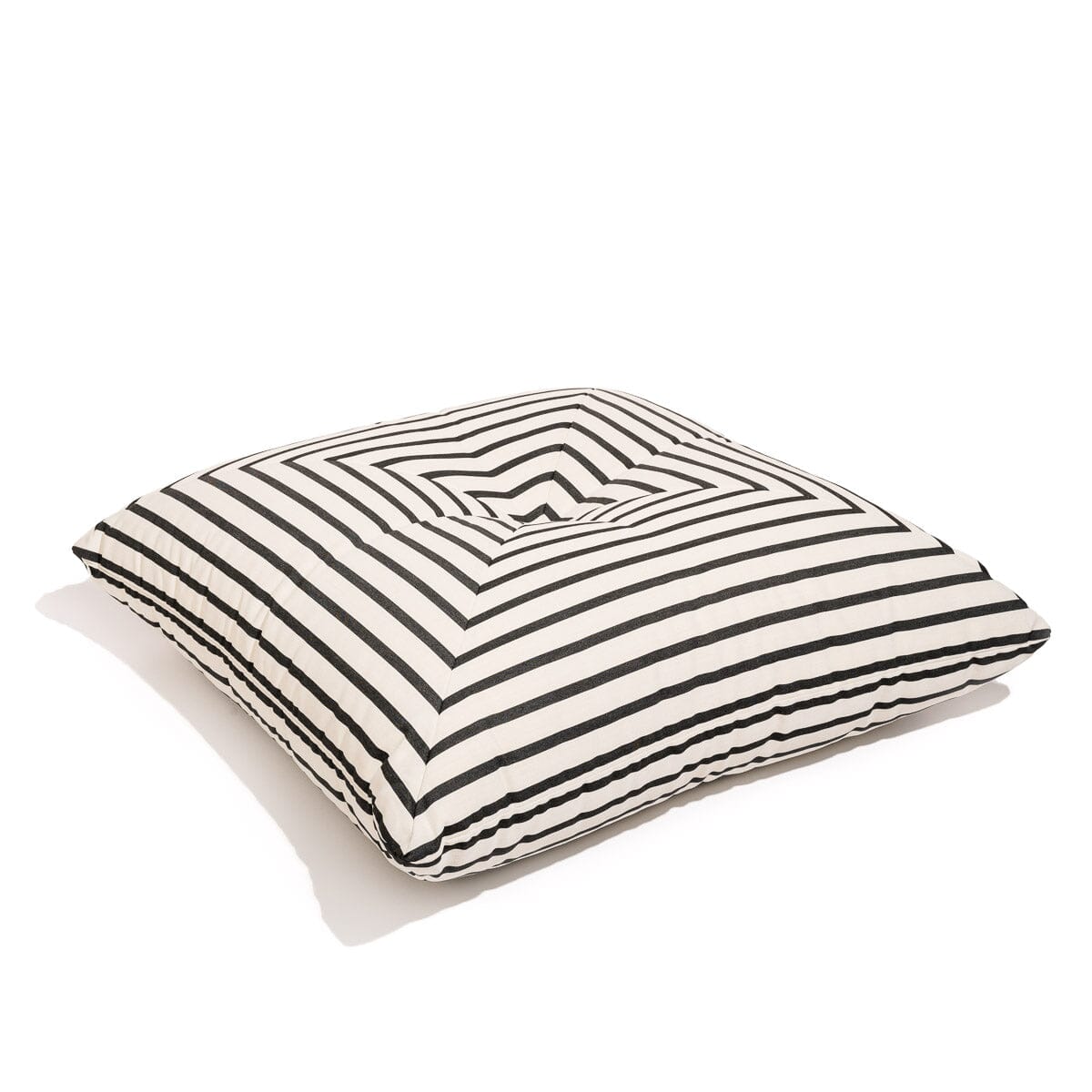 The Floor Pillow - Monaco Black Stripe Floor Pillow Business & Pleasure Co 