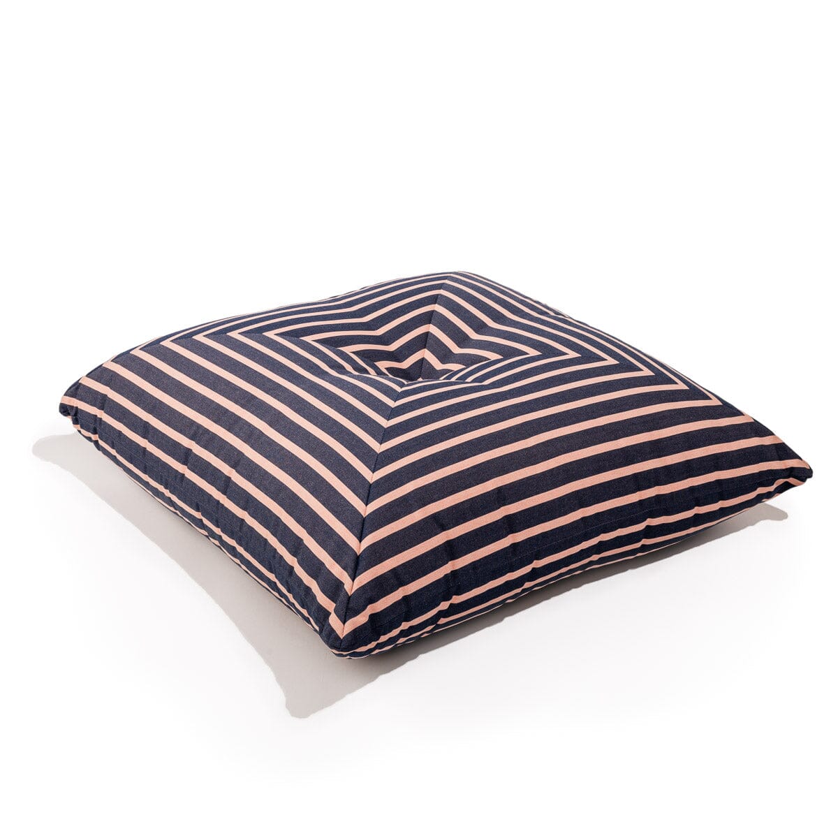 The Floor Pillow - Monaco Navy And Pink Stripe Floor Pillow Business & Pleasure Co 