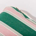 The Inflatable Beach Pillow - Bistro Green Stripe Inflatable Beach Pillow Business & Pleasure Co. 