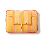 The Inflatable Beach Pillow in Bistro Papaya Stripe by Business & Pleasure Co.