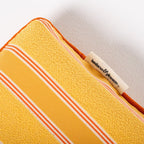 The Inflatable Beach Pillow in Bistro Papaya Stripe by Business & Pleasure Co.